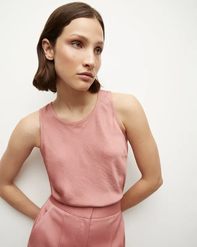 Sabrina Crepe Tank sold by Veronica Beard