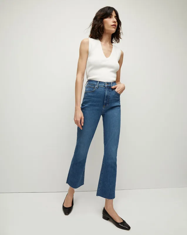 Carolina Skinny Kick-Flare Jean sold by Veronica Beard