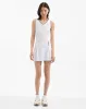 Spin Striped-Trim Tank Top sold by Veronica Beard
