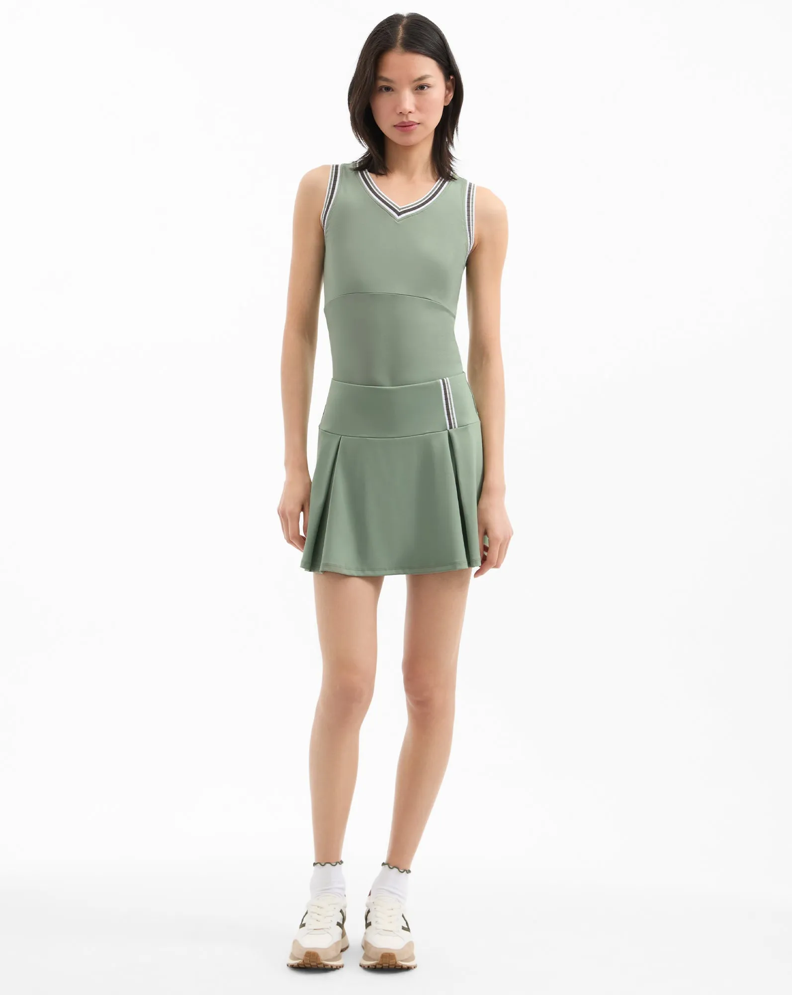 Spin Striped-Trim Tank Top sold by Veronica Beard product image thumbnail 2