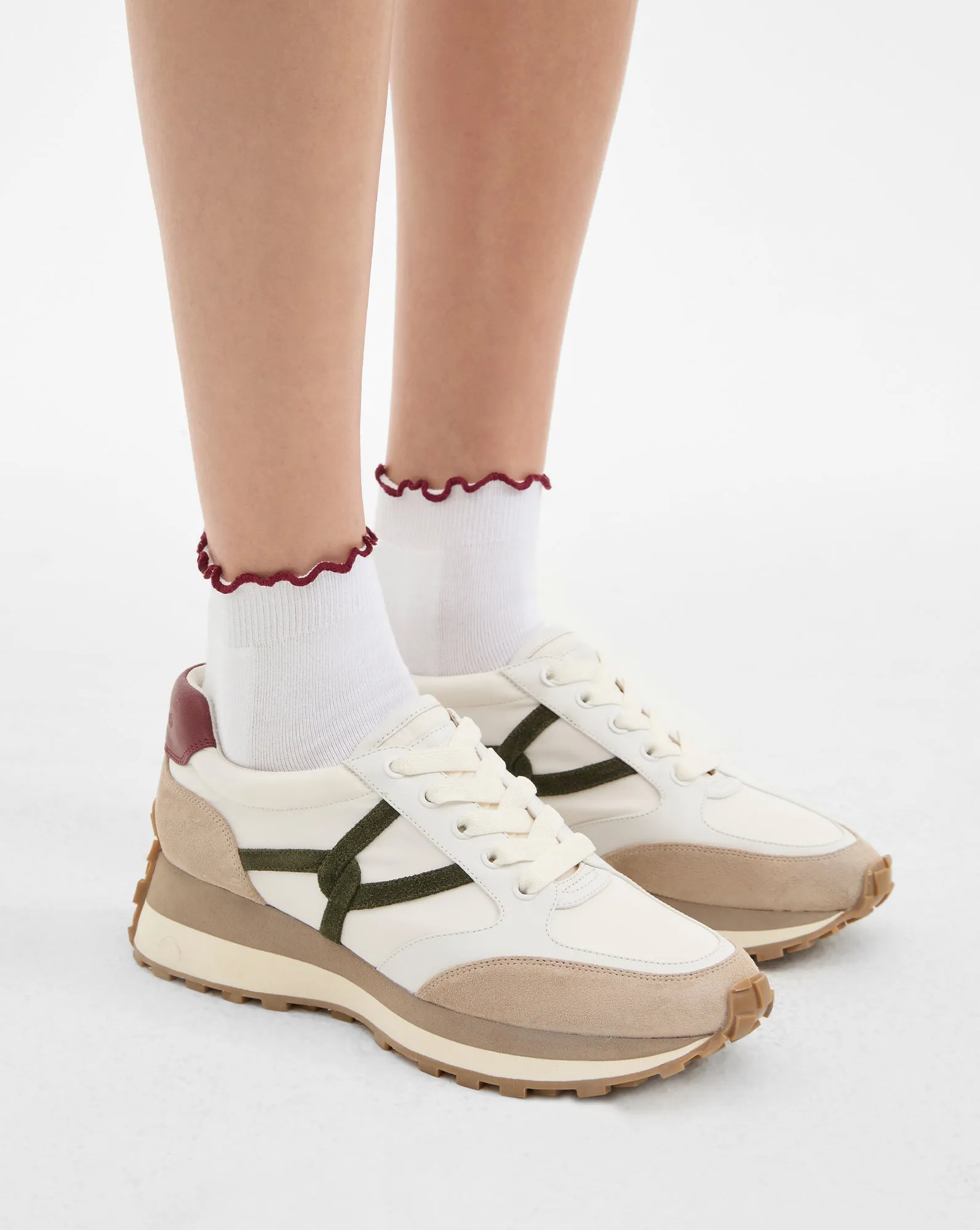 Ruffle Crew Sock sold by Veronica Beard product image thumbnail 5