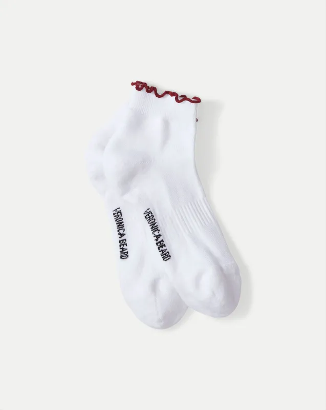 Ruffle Crew Sock sold by Veronica Beard