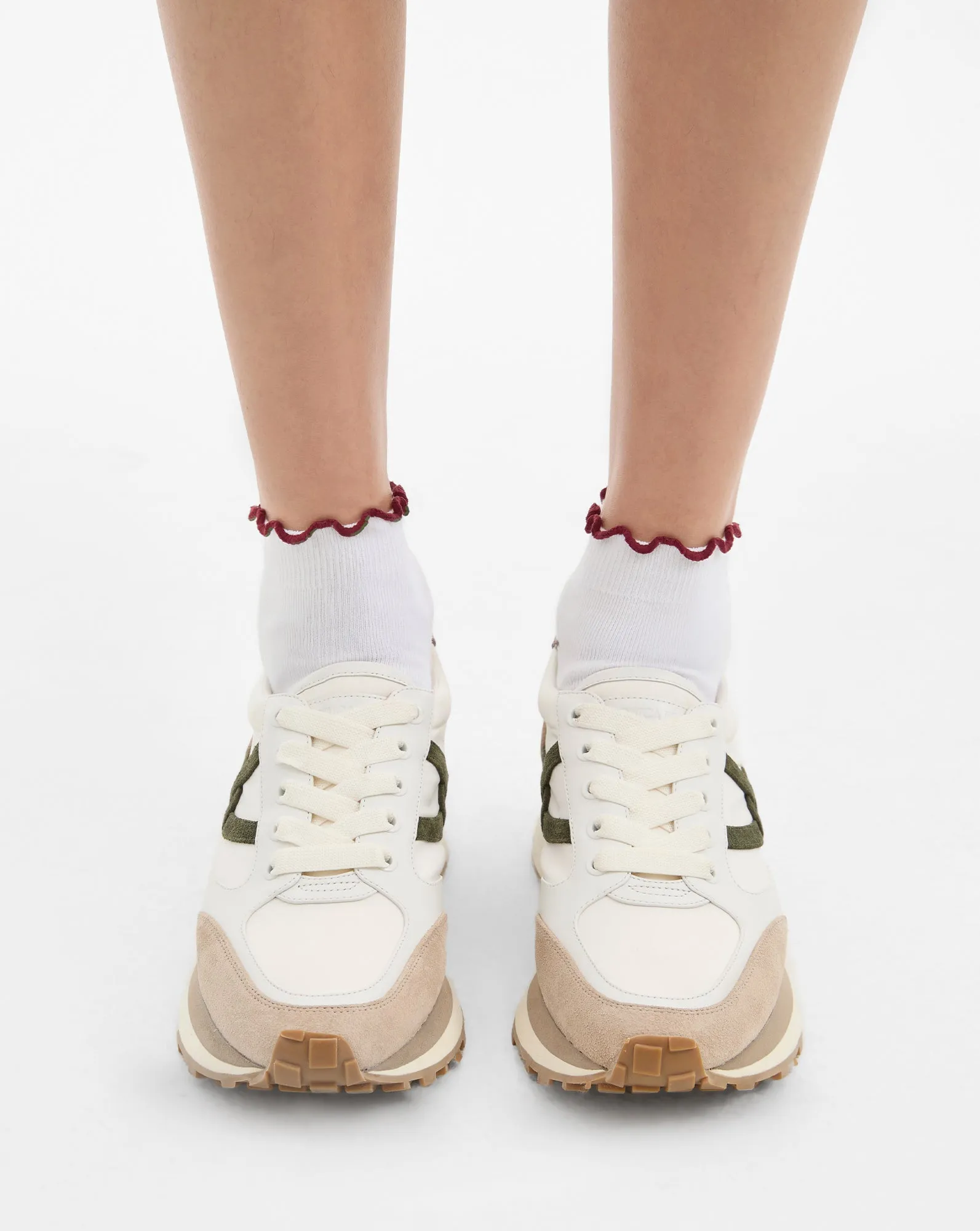 Ruffle Crew Sock sold by Veronica Beard product image thumbnail 2