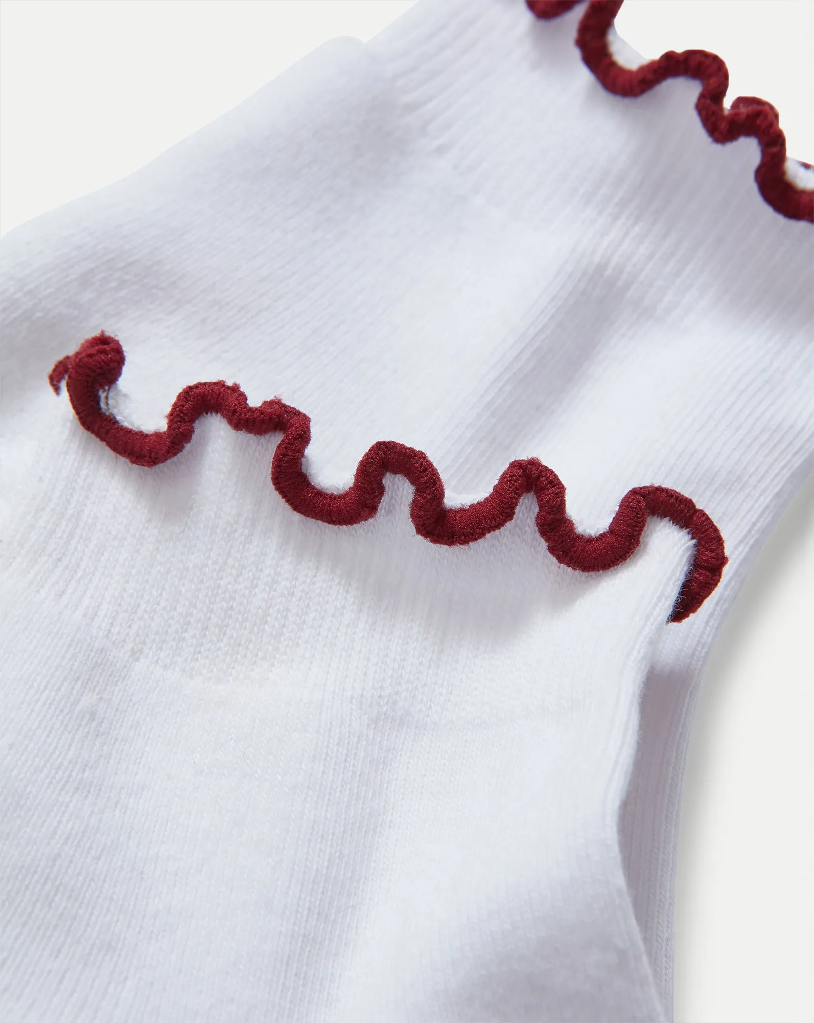 Ruffle Crew Sock sold by Veronica Beard product image thumbnail 3