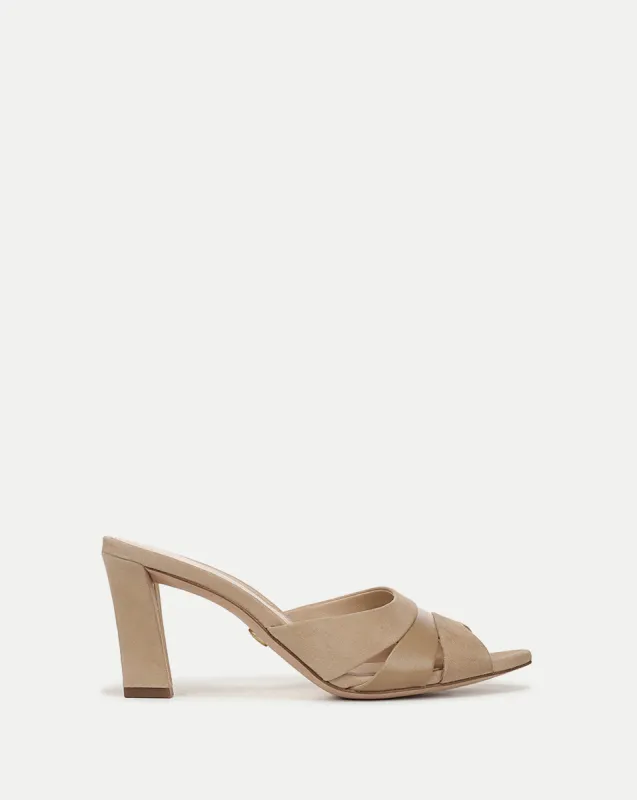 Cassiel Suede Slide Sandal sold by Veronica Beard