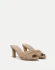 Cassiel Suede Slide Sandal sold by Veronica Beard