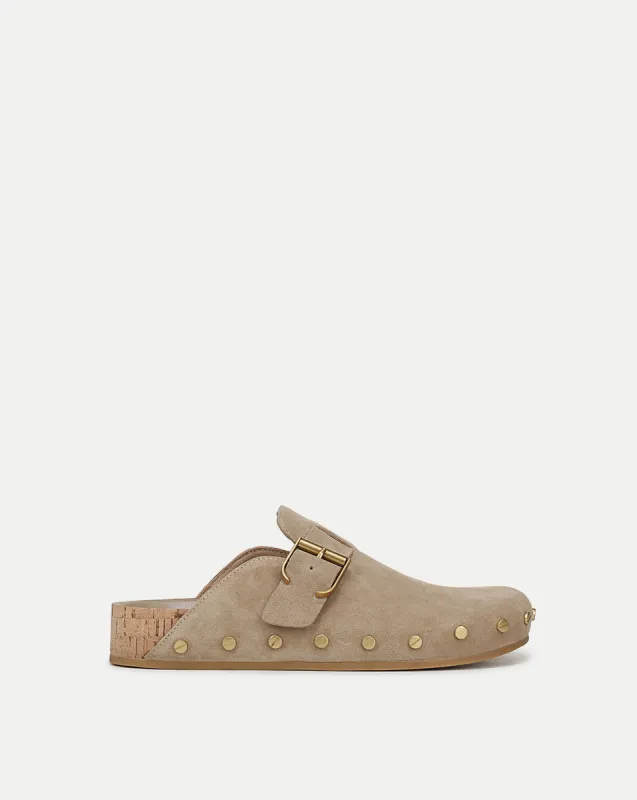 Fern Suede Clog sold by Veronica Beard