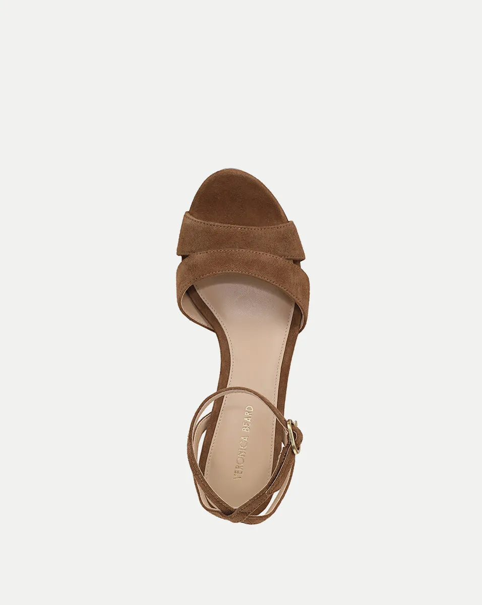 Drina Platform Block-Heel Sandal sold by Veronica Beard product image thumbnail 4