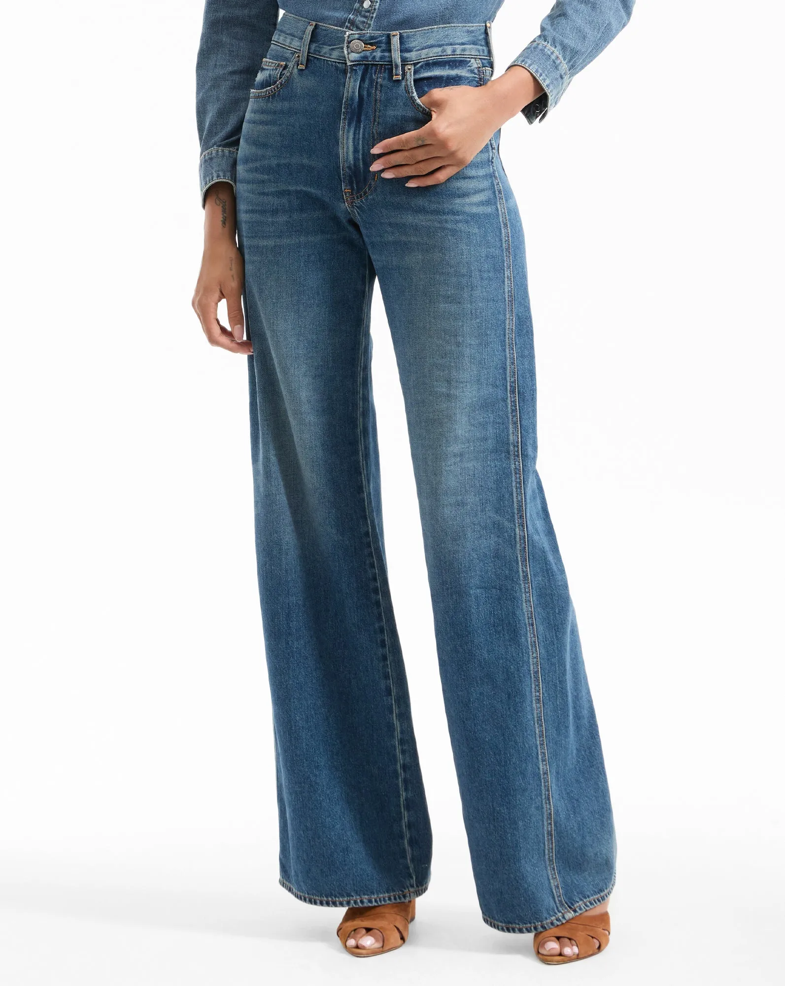 Kasey Wide-Leg Jean sold by Veronica Beard product image thumbnail 2