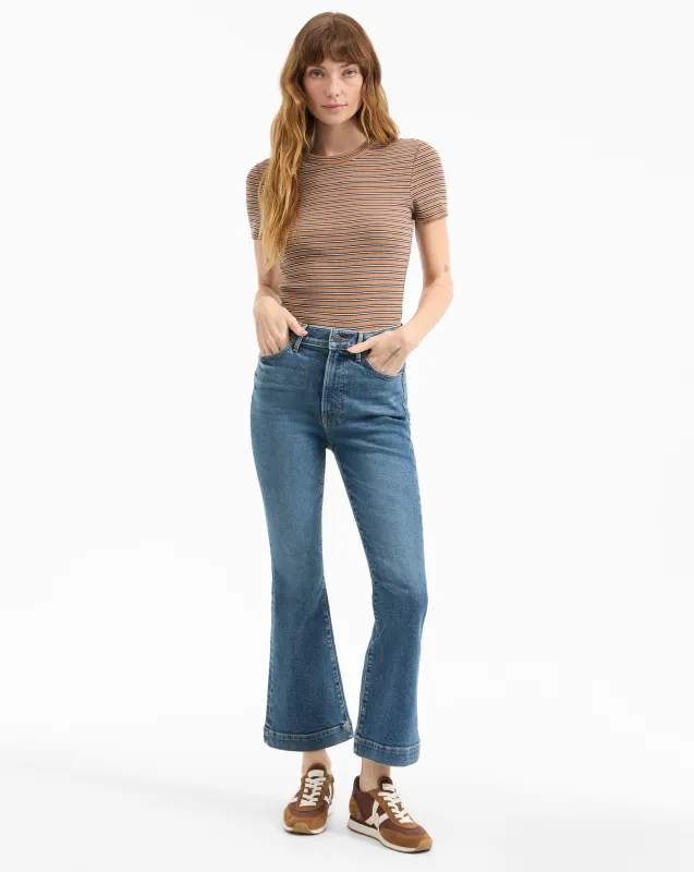Carson Kick-Flare Jean sold by Veronica Beard