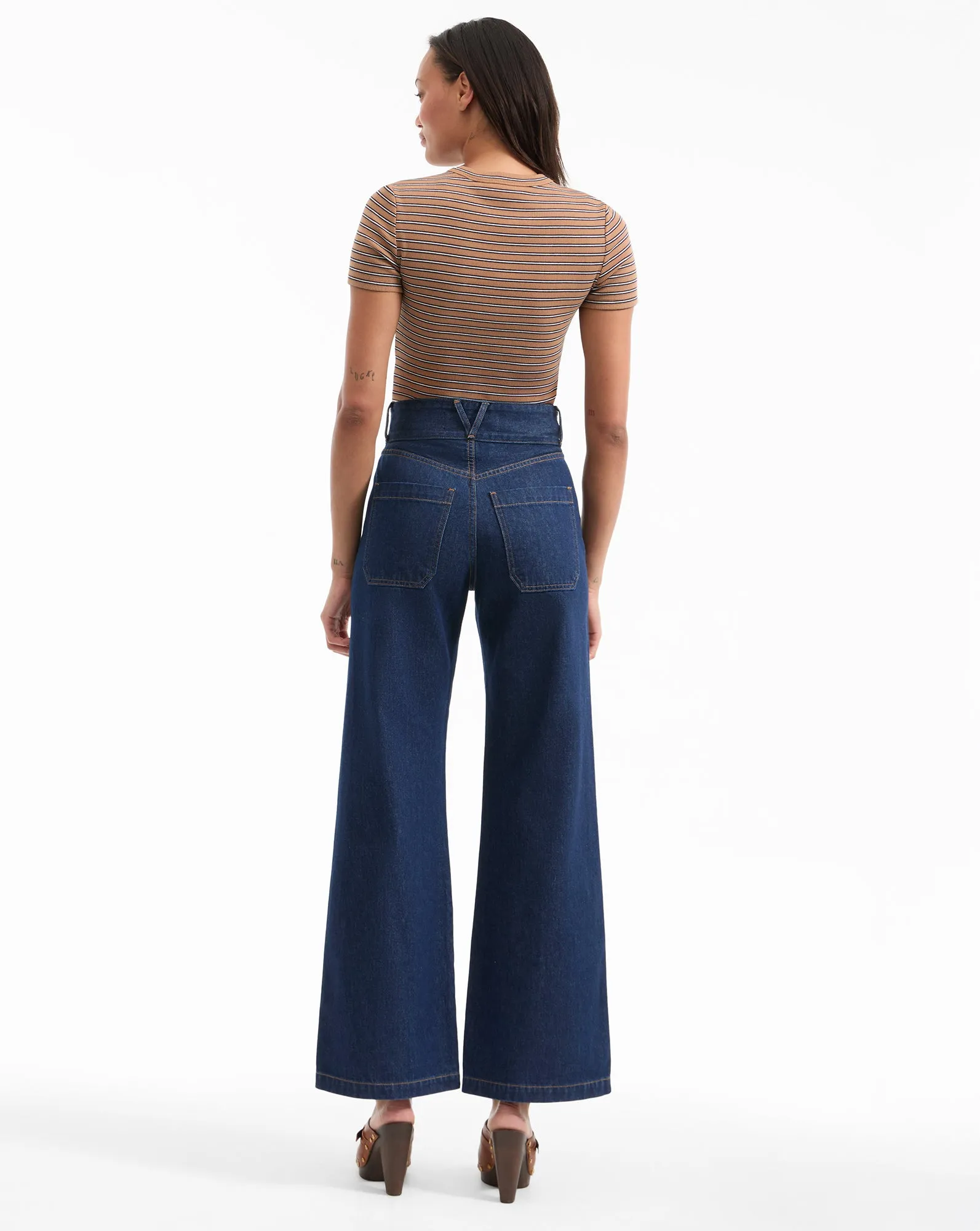 Taylor Patch-Pocket Wide-Leg Jean sold by Veronica Beard product image thumbnail 5