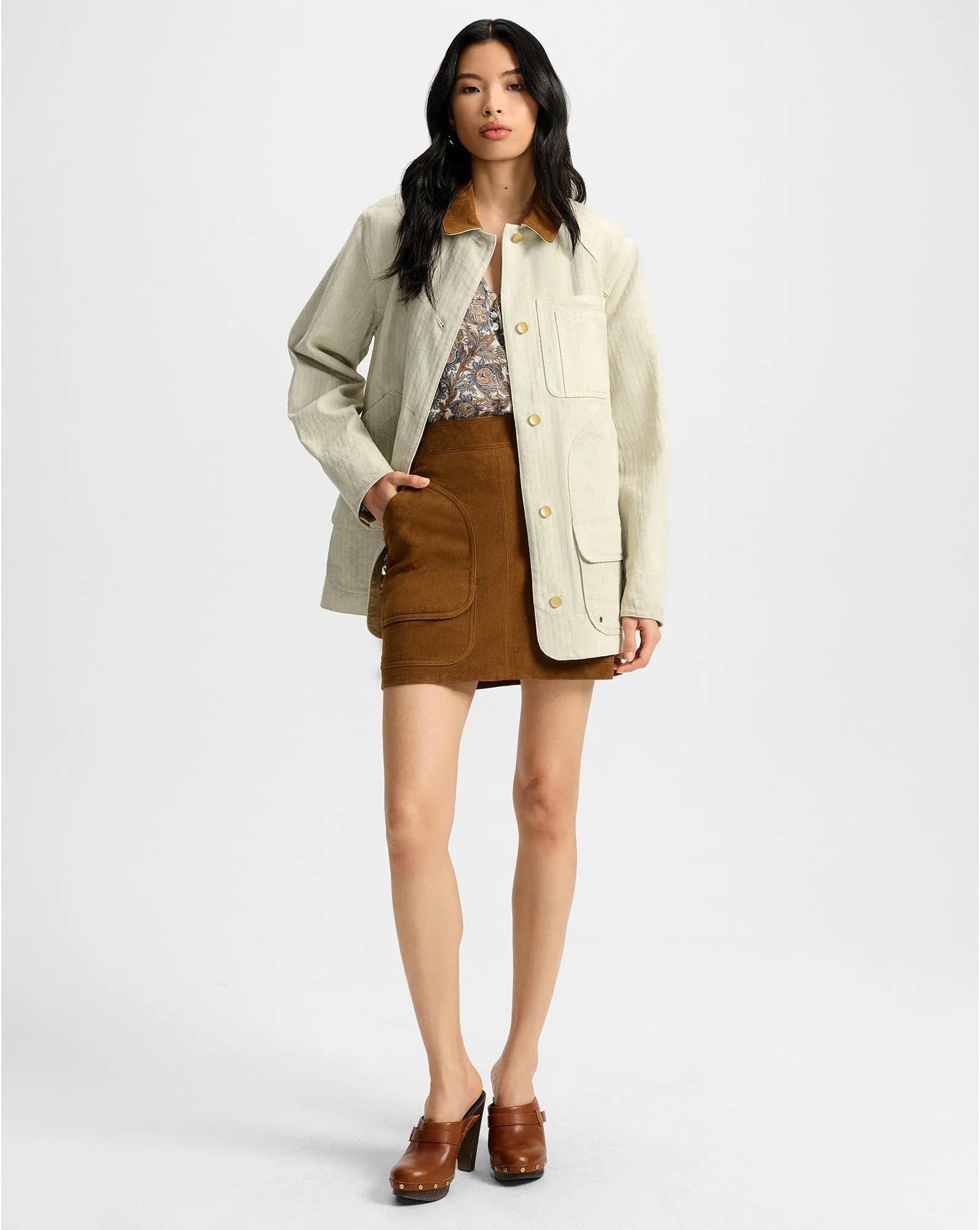 Abbas Chore Jacket sold by Veronica Beard product image thumbnail 2