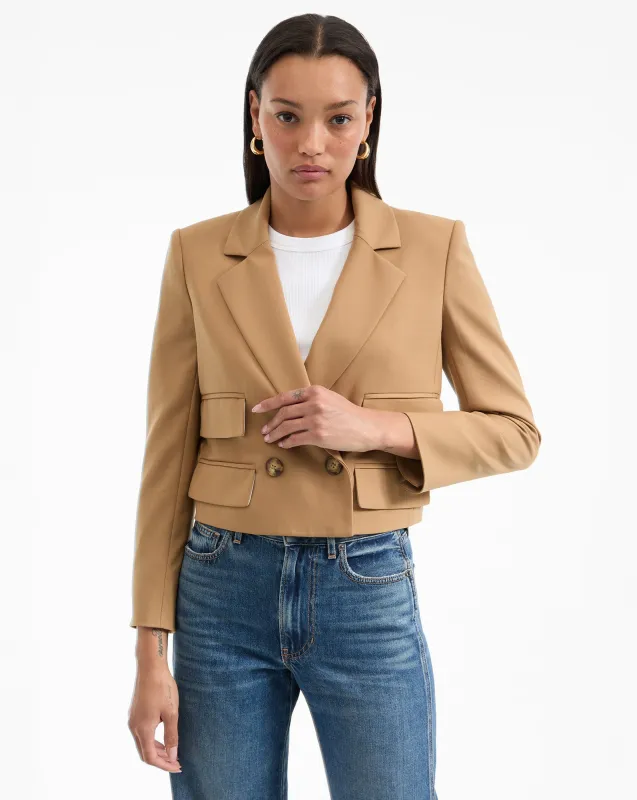 Wilkie Cropped Jacket sold by Veronica Beard