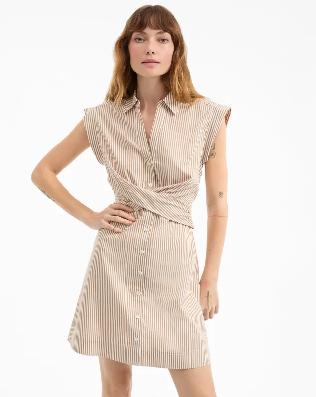 Nagano Mini Shirtdress sold by Veronica Beard