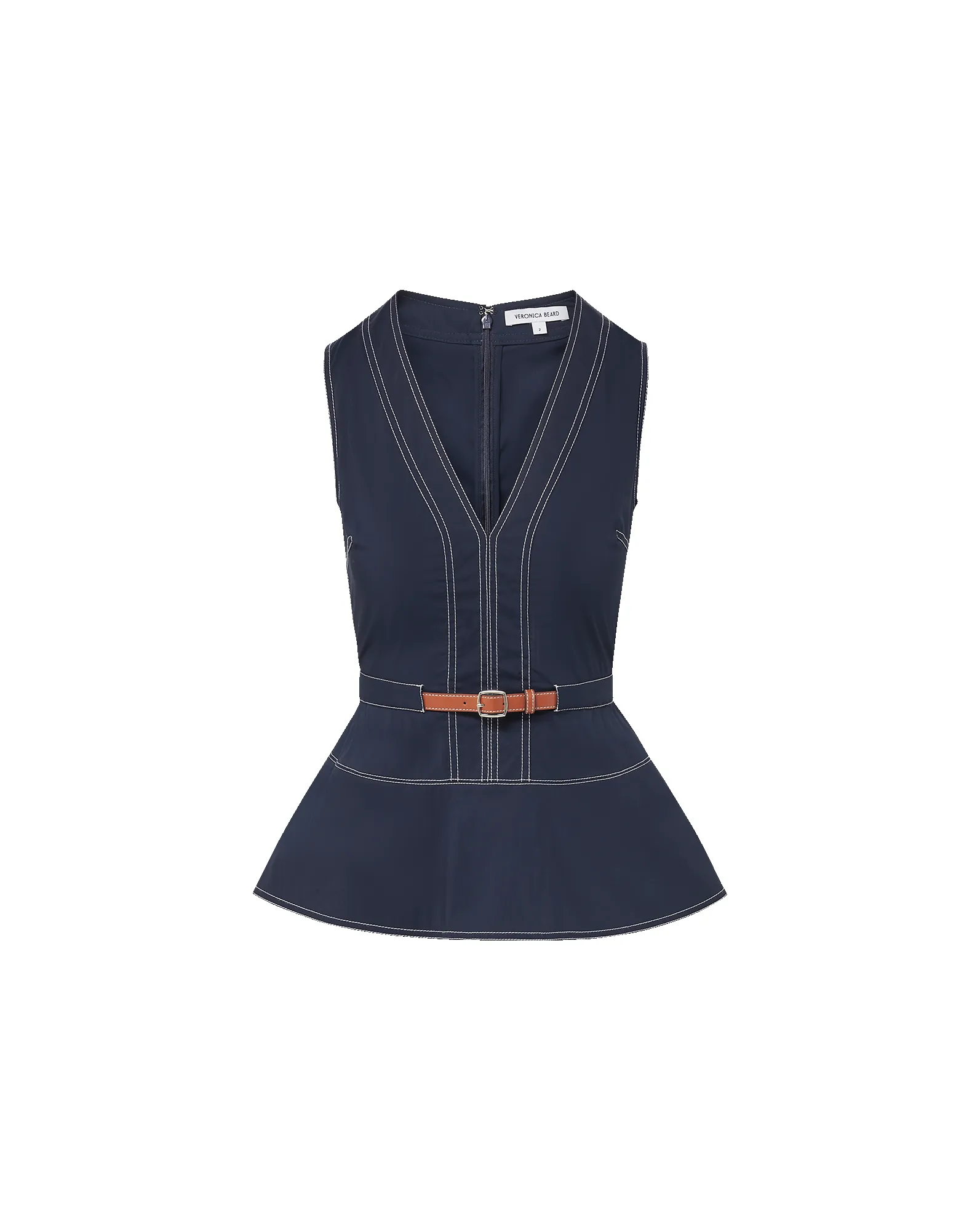 Nickleby Belted Top sold by Veronica Beard product image thumbnail 5