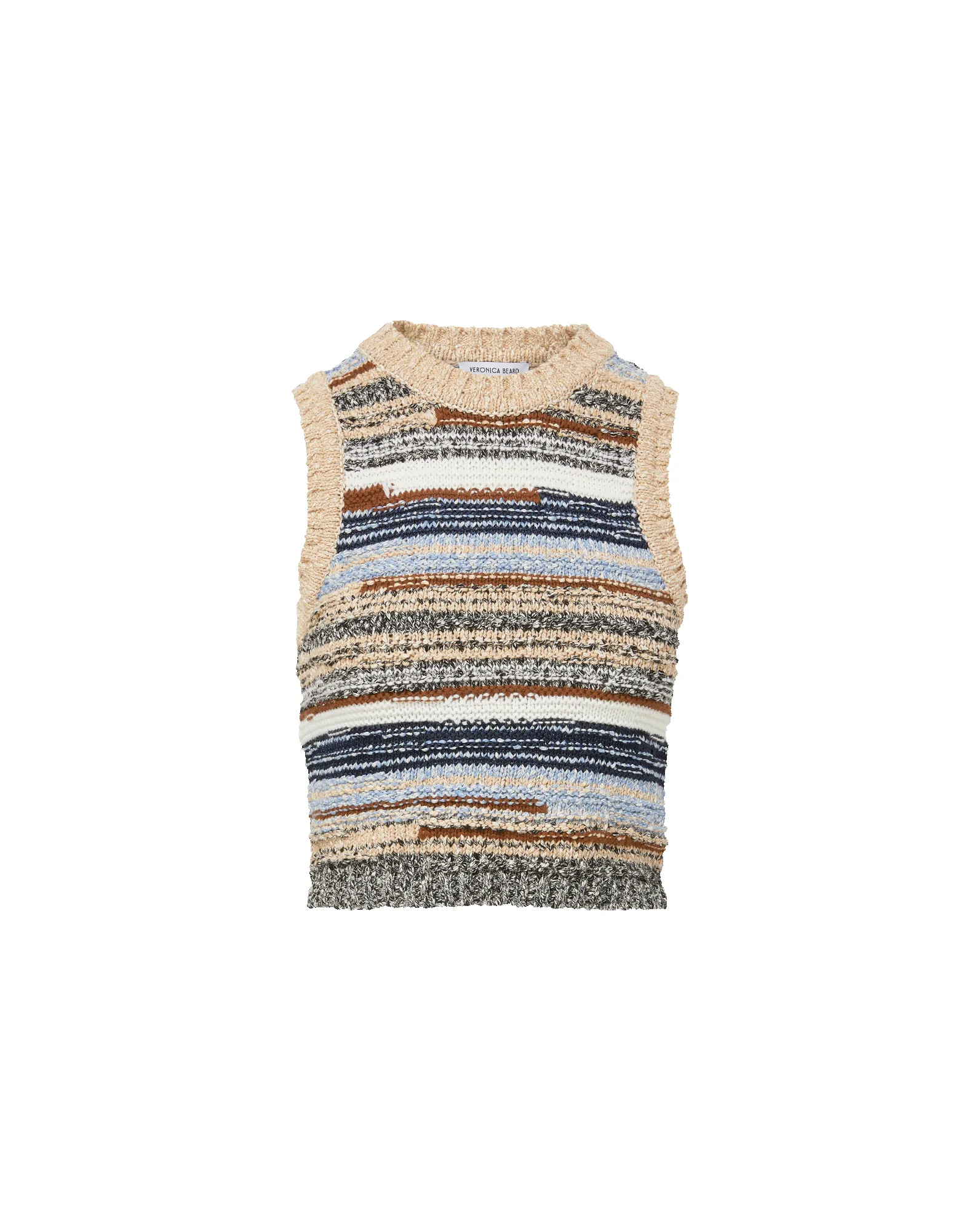 Jerrel Wool-Blend Cropped Tank Top sold by Veronica Beard product image thumbnail 5