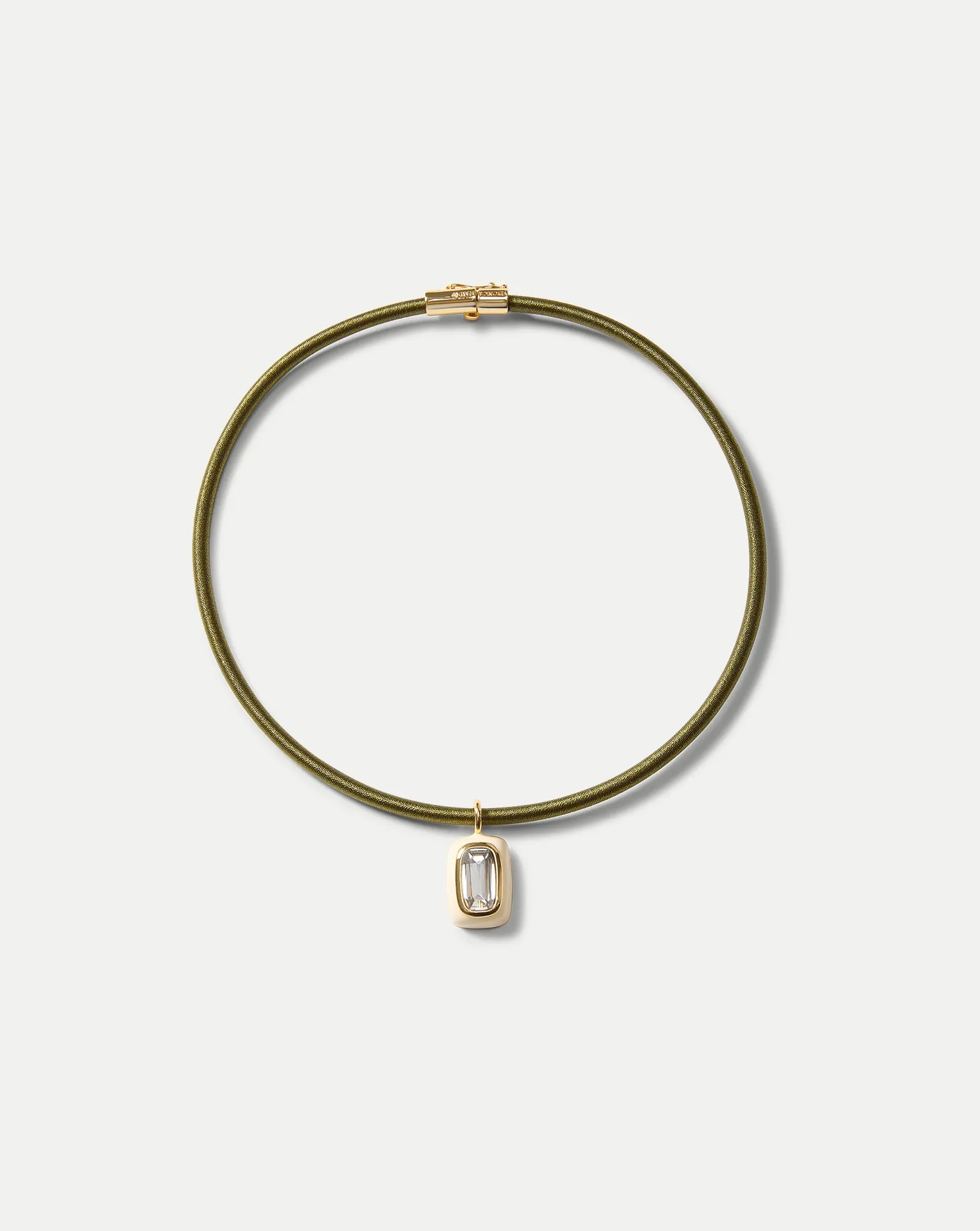 Army Cord Pendant Necklace sold by Veronica Beard