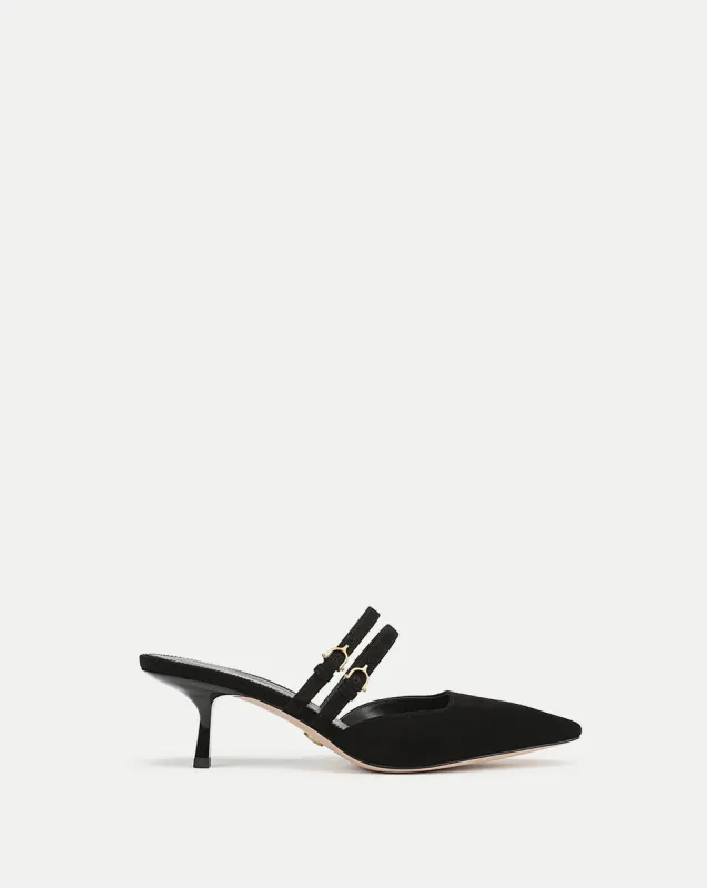 Corrie Kitten-Heel Mule sold by Veronica Beard