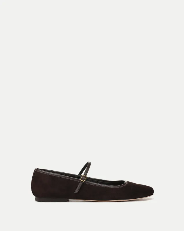 Ellie Suede Flat made by Veronica Beard