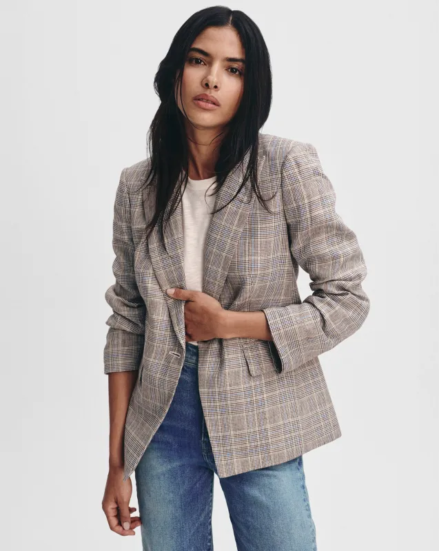 Obie Linen Dickey Jacket sold by Veronica Beard
