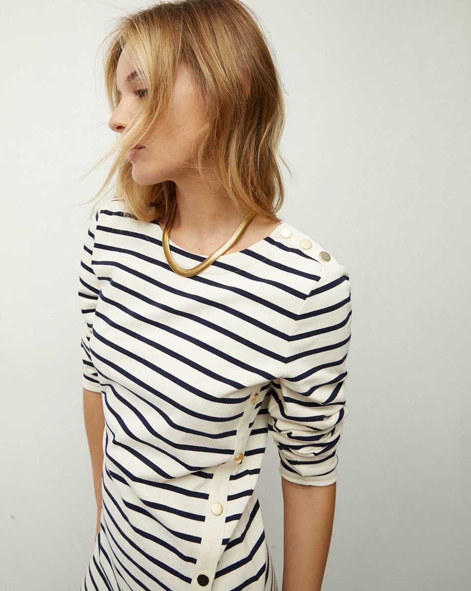 Ruta Striped Dress sold by Veronica Beard product image thumbnail 2