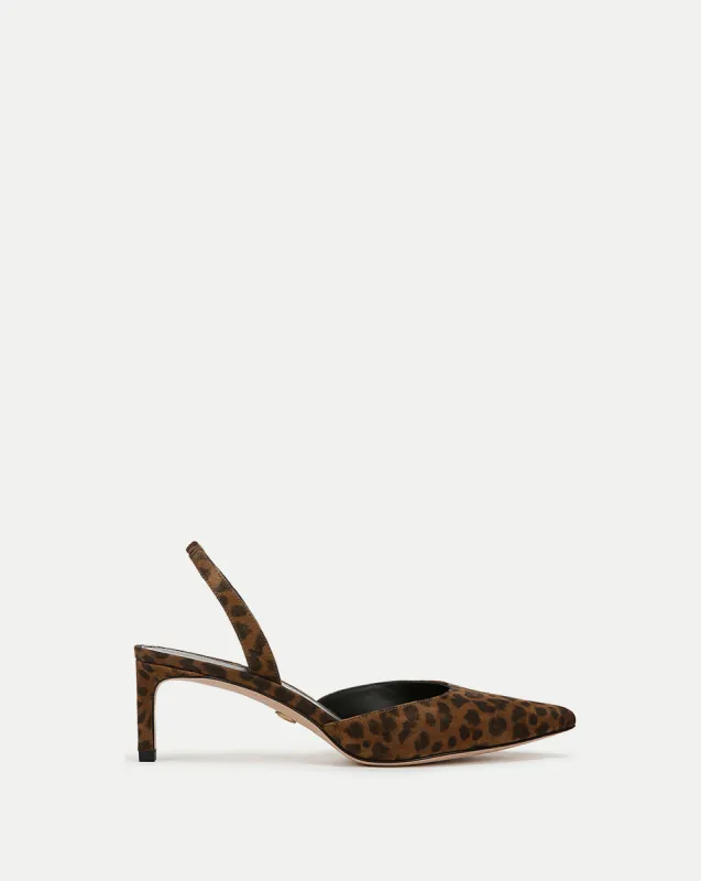 Caroline Suede Slingback Pump sold by Veronica Beard