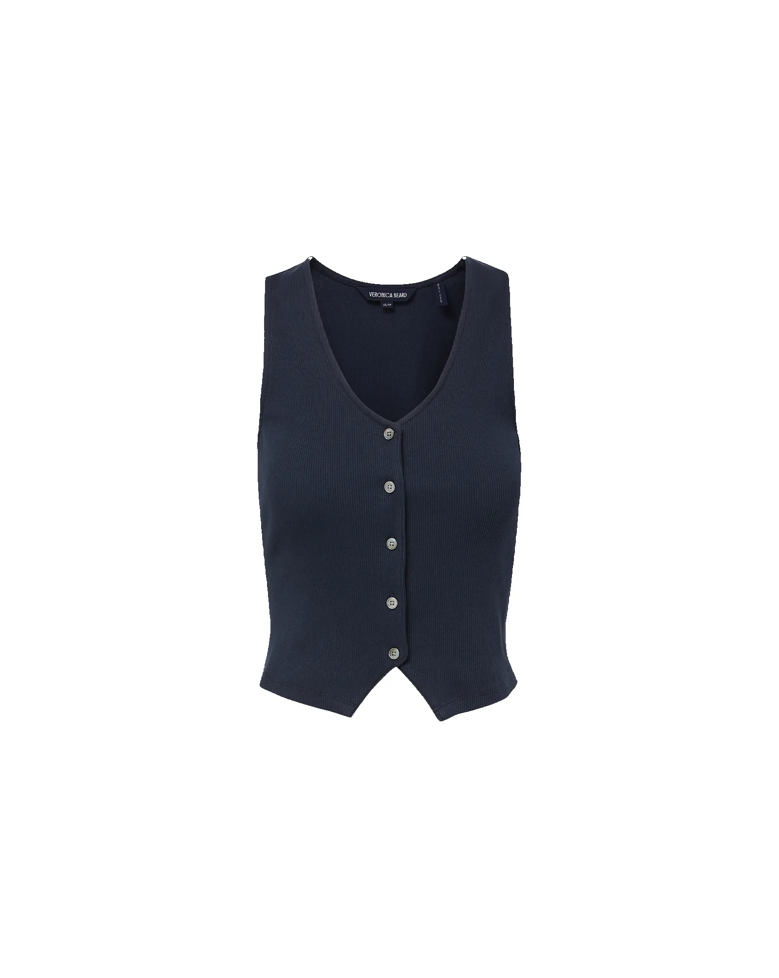 Hoorne Button-Down Tank Top sold by Veronica Beard product image thumbnail 5