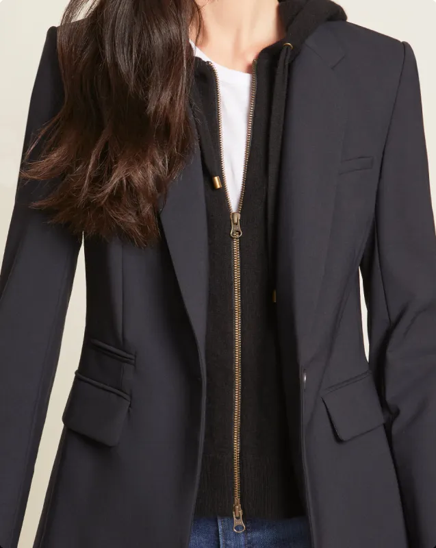 Cashmere Hoodie Dickey With Cuffs sold by Veronica Beard