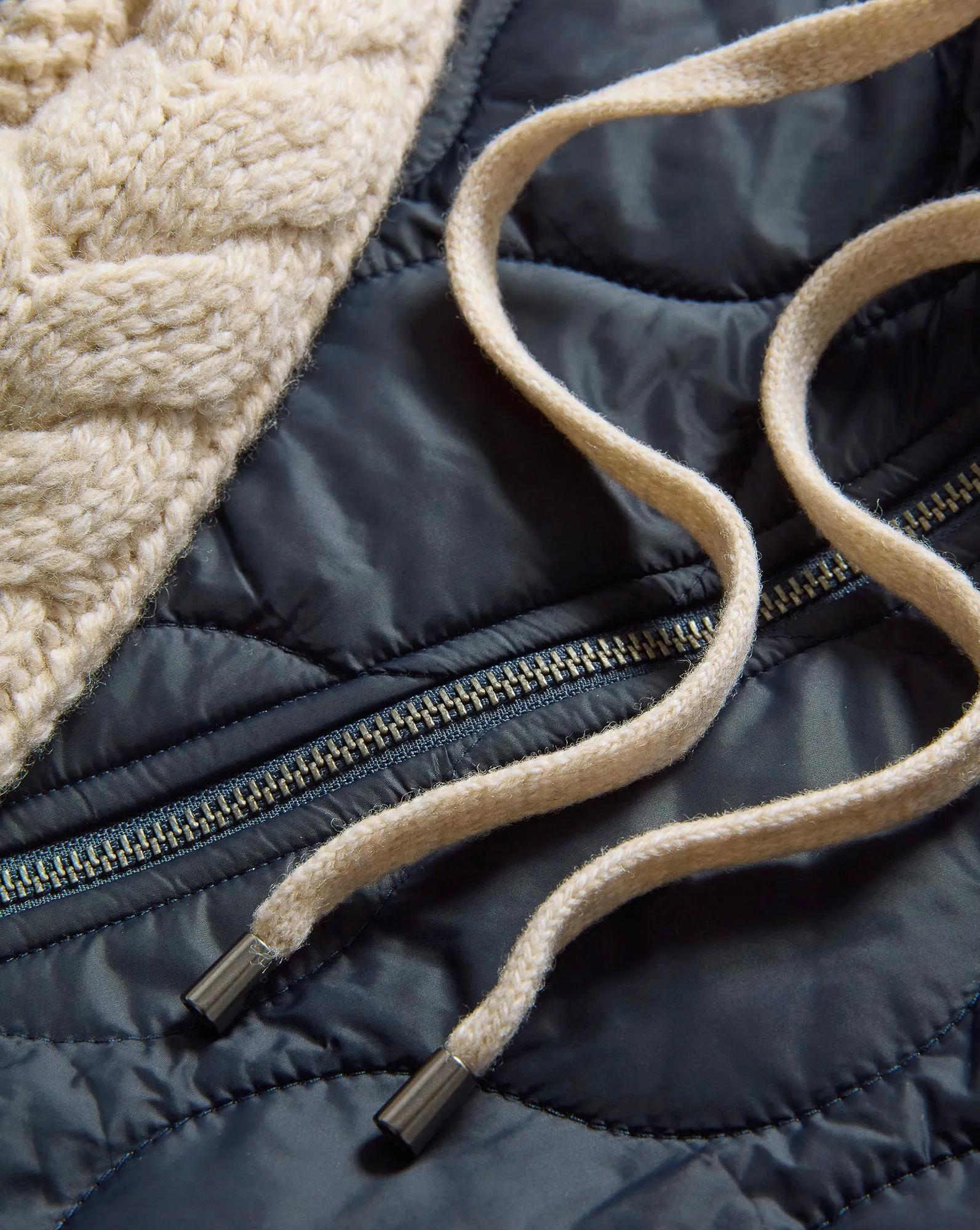 Barrows Knit-Sleeve Quilted Jacket sold by Veronica Beard product image thumbnail 3