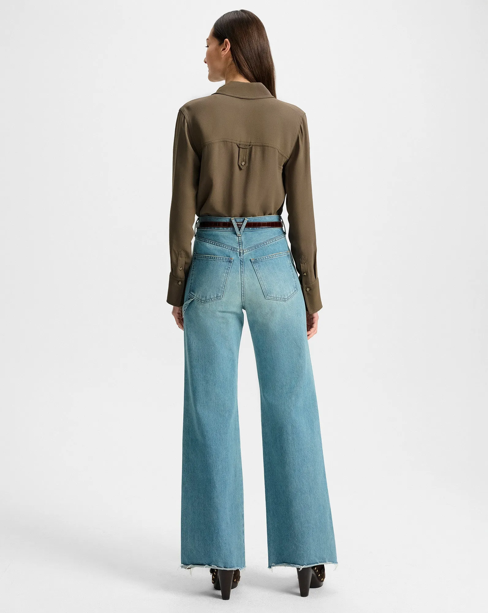 Pepper Button-Down Blouse sold by Veronica Beard product image thumbnail 4
