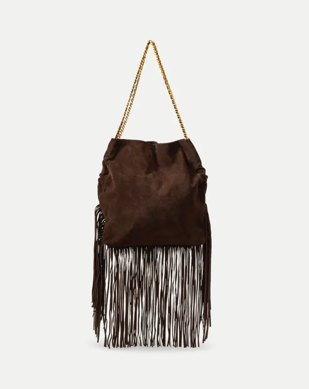 Large Fringe Veronica Beard Slouch Bag sold by Veronica Beard