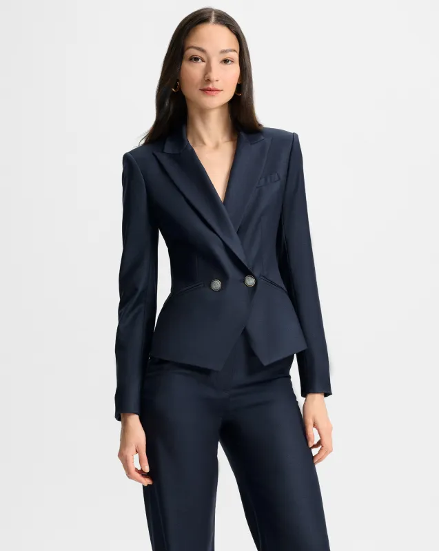 Rickie Cropped Dickey Jacket sold by Veronica Beard