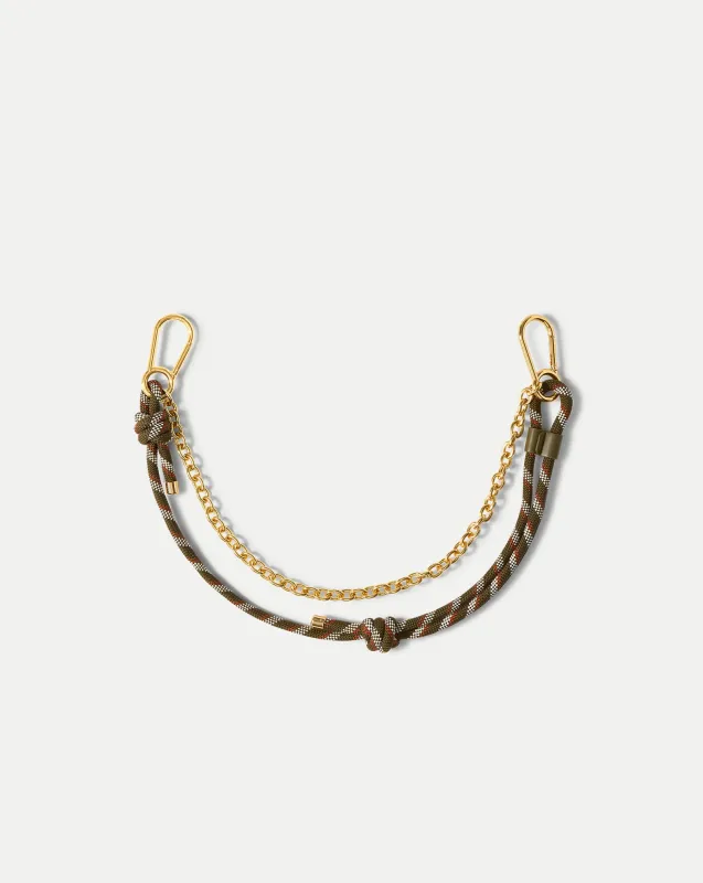 Paracord and Chain Bag Strap sold by Veronica Beard