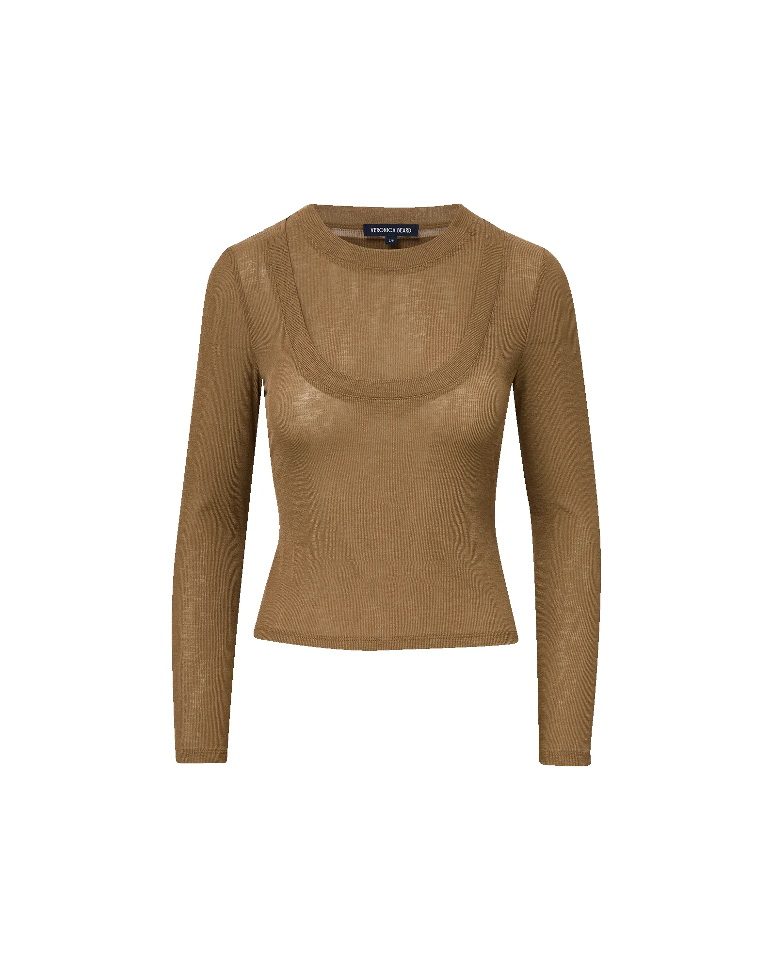 Neita Ribbed Crewneck Top sold by Veronica Beard product image thumbnail 5