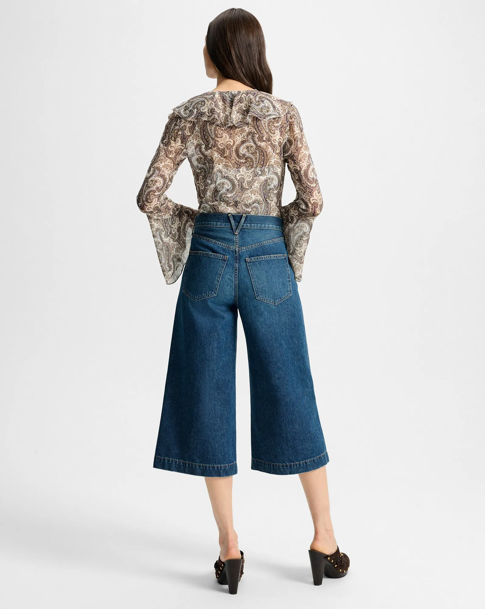 Marlowe Denim Culotte sold by Veronica Beard product image thumbnail 5