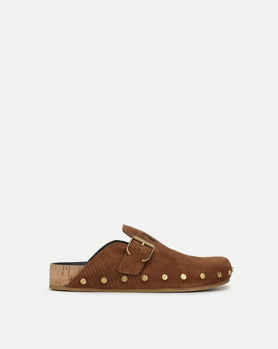 Fern Suede Clog sold by Veronica Beard