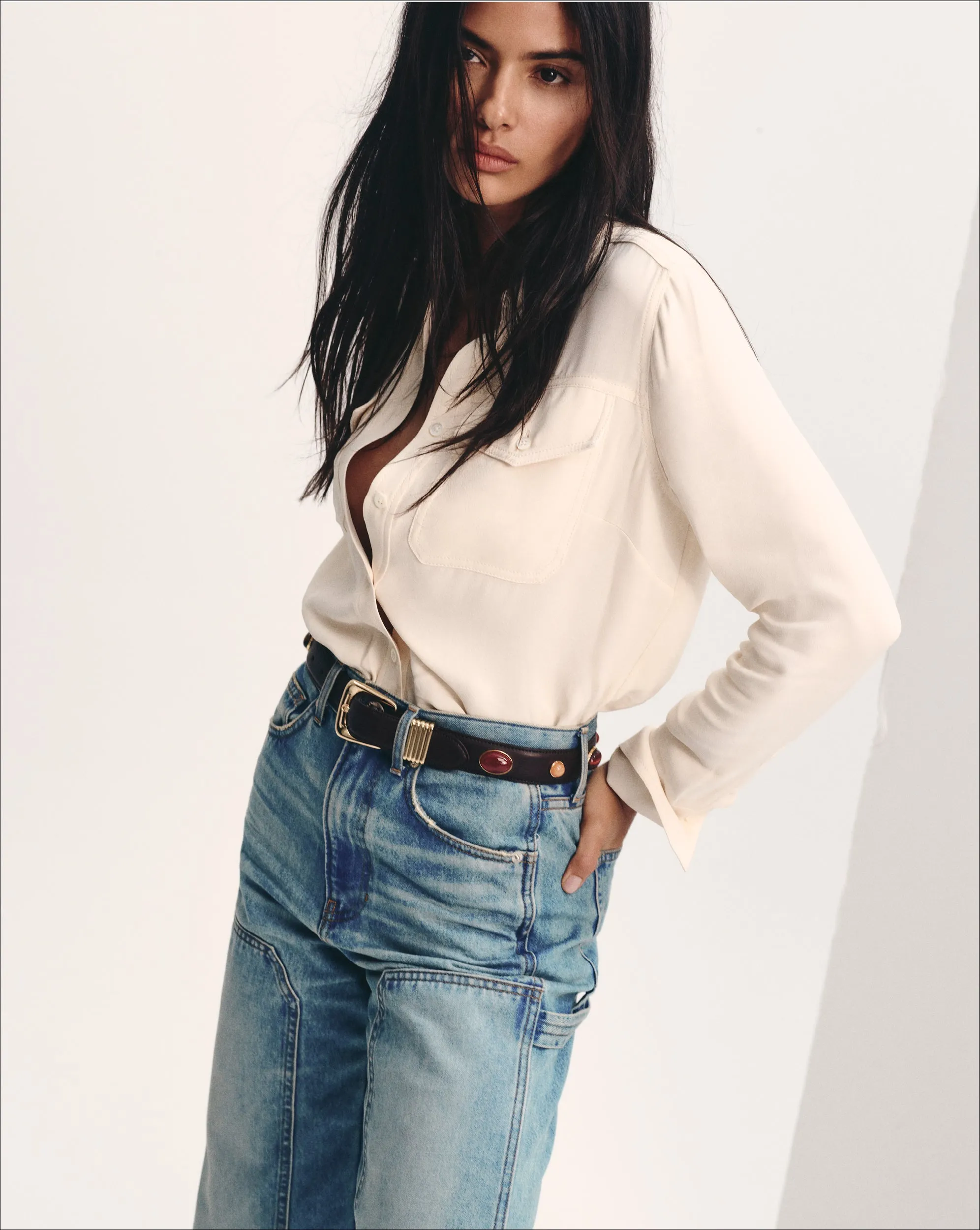 Pepper Button-Down Blouse sold by Veronica Beard product image thumbnail 5