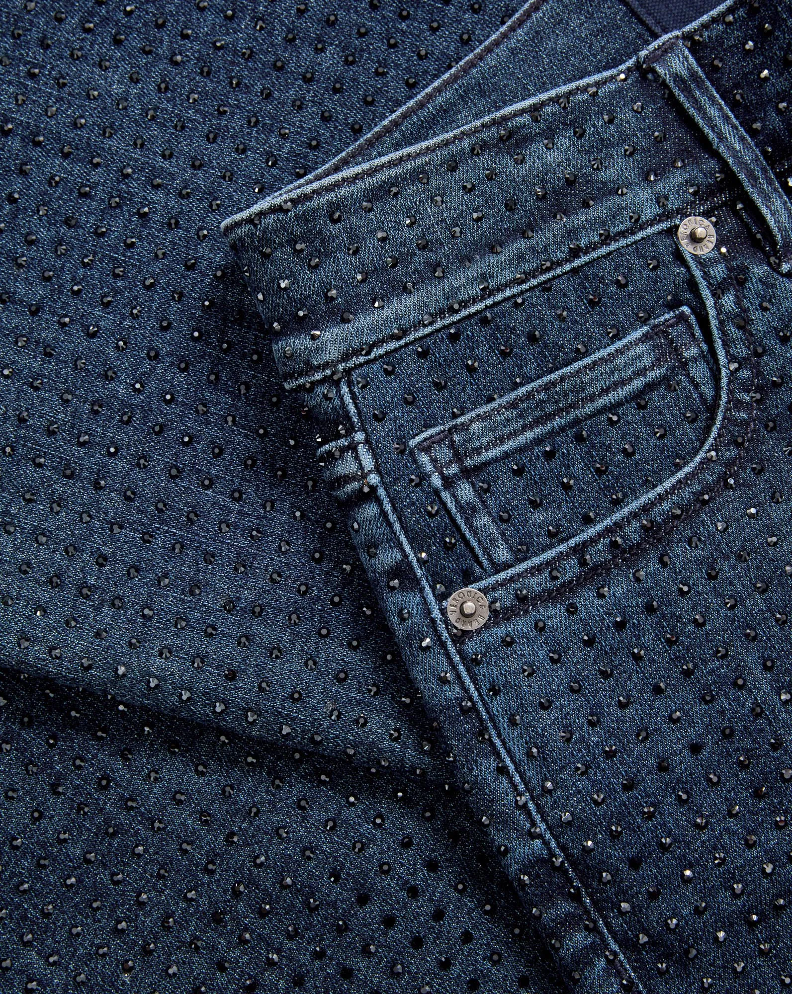 Beverly Rhinestone Skinny-Flare Jean sold by Veronica Beard product image thumbnail 4