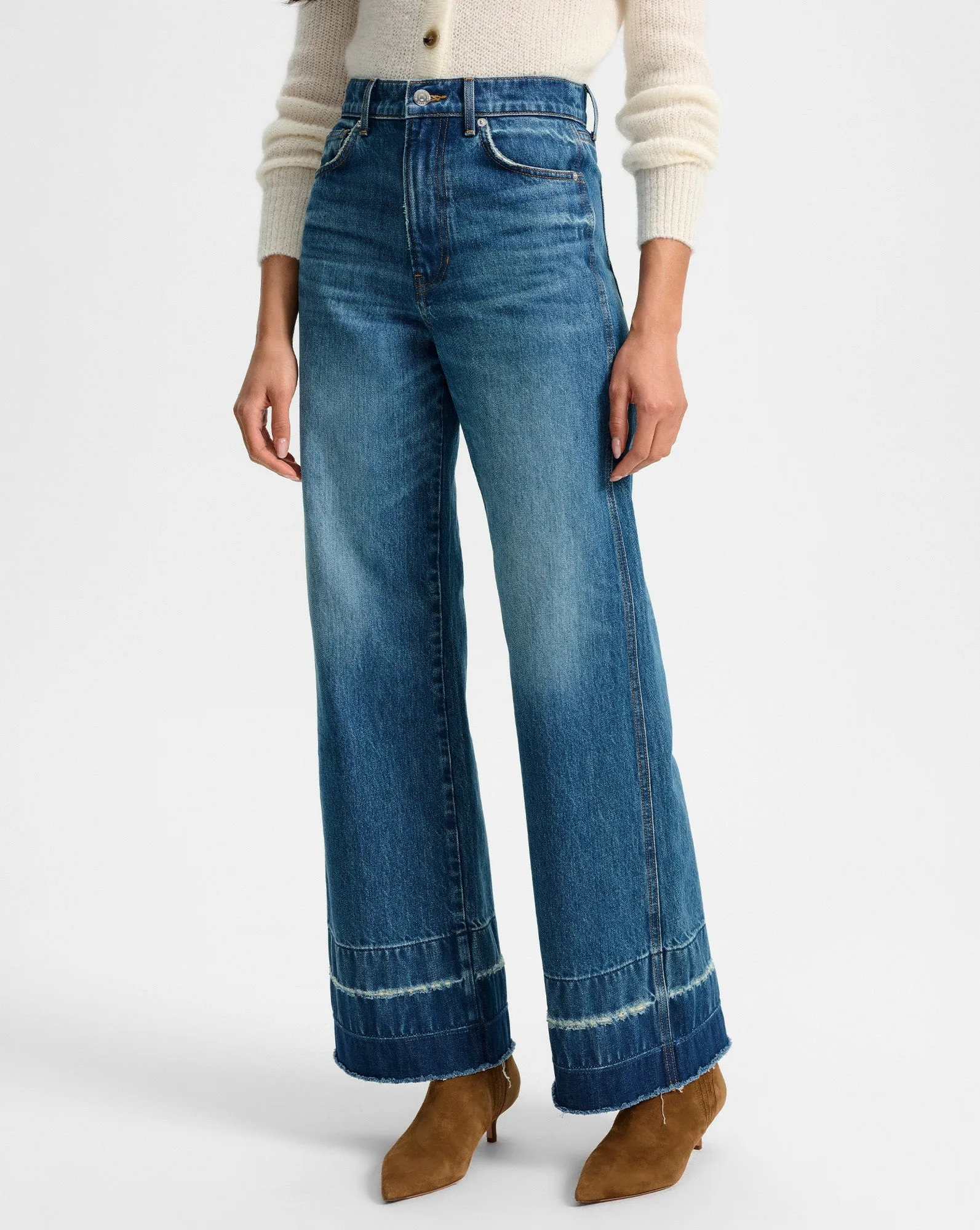 Taylor Wide-Leg Jean sold by Veronica Beard product image thumbnail 2