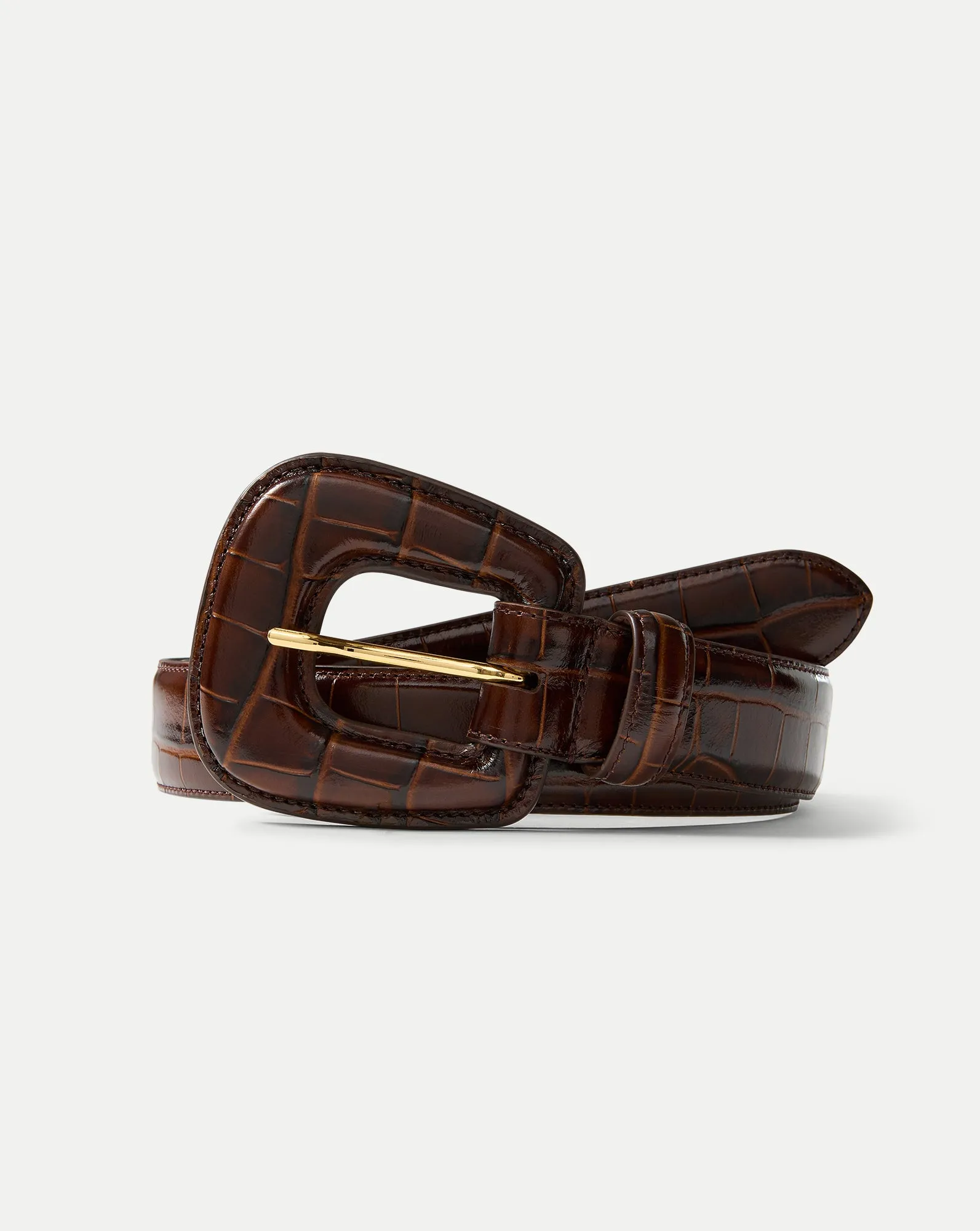 Elsy Leather-Buckle Belt sold by Veronica Beard product image thumbnail 2