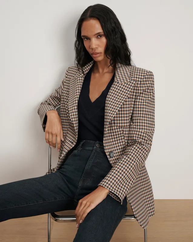 Livvy Houndstooth Dickey Jacket sold by Veronica Beard