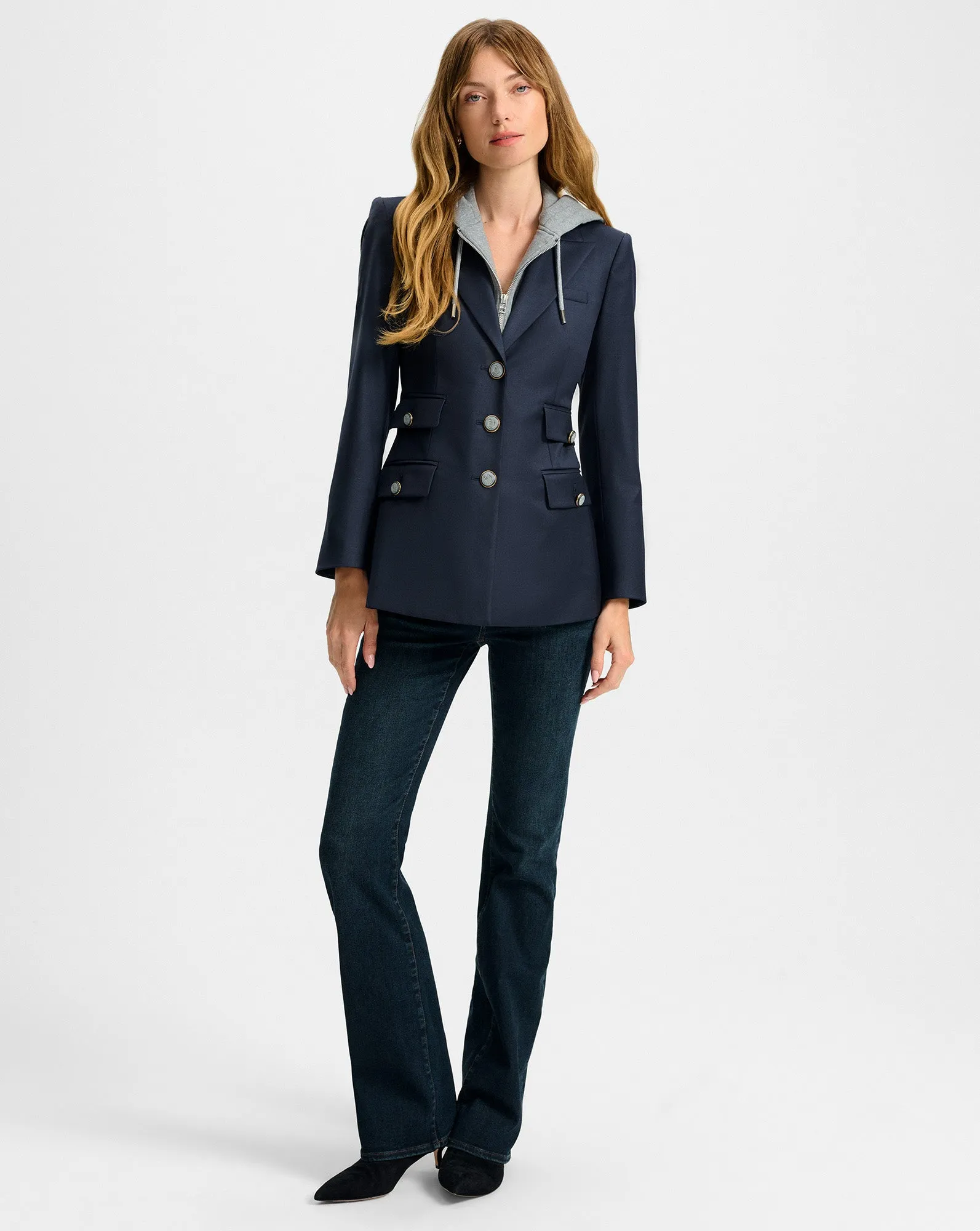 Lisa Kitten-Heel Ankle Boot sold by Veronica Beard product image thumbnail 2