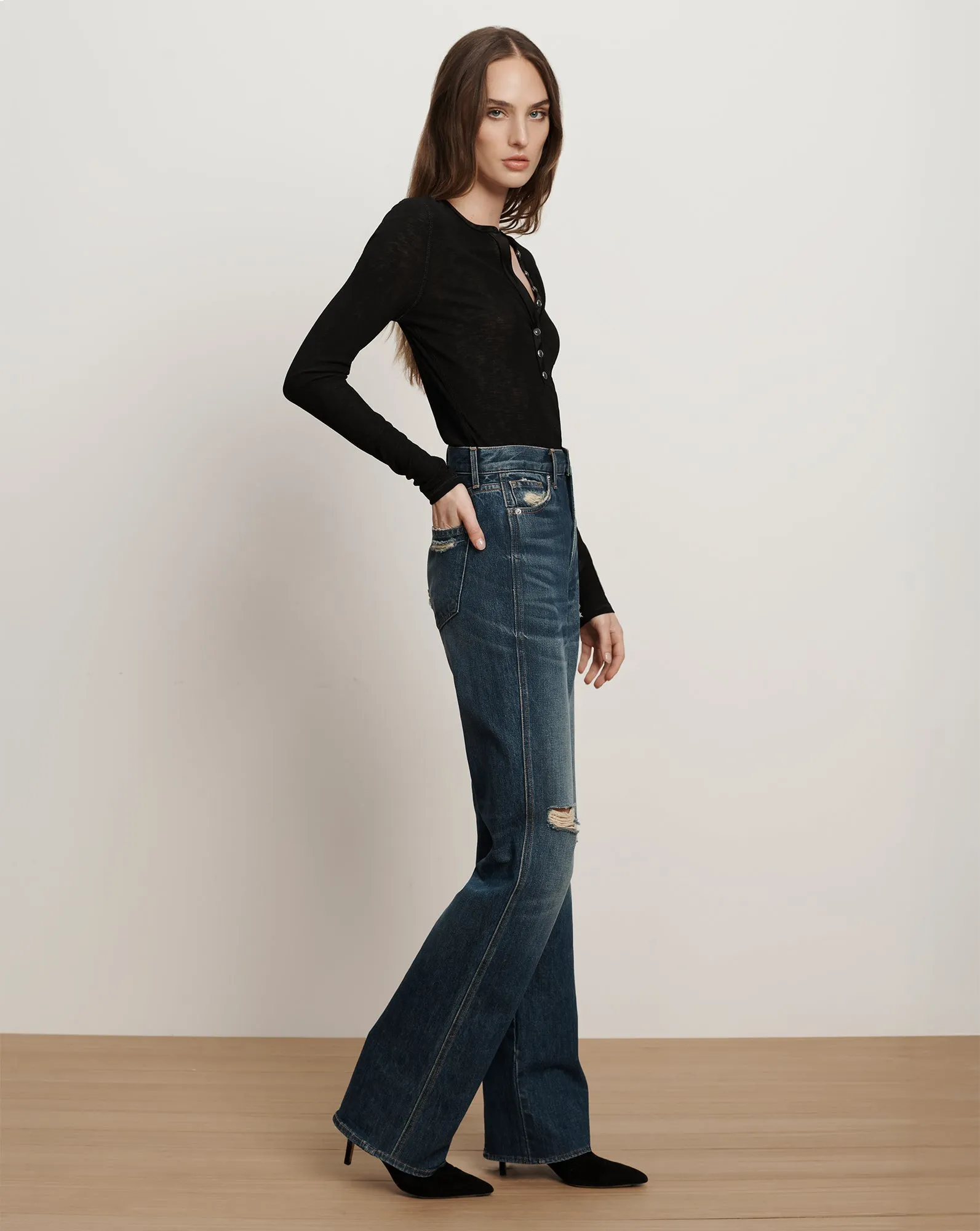 Dylan Straight-Leg Jean sold by Veronica Beard product image thumbnail 3