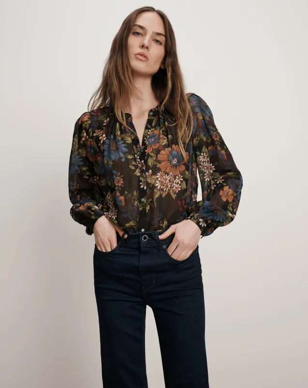 Ashlynn Silk Blouse sold by Veronica Beard