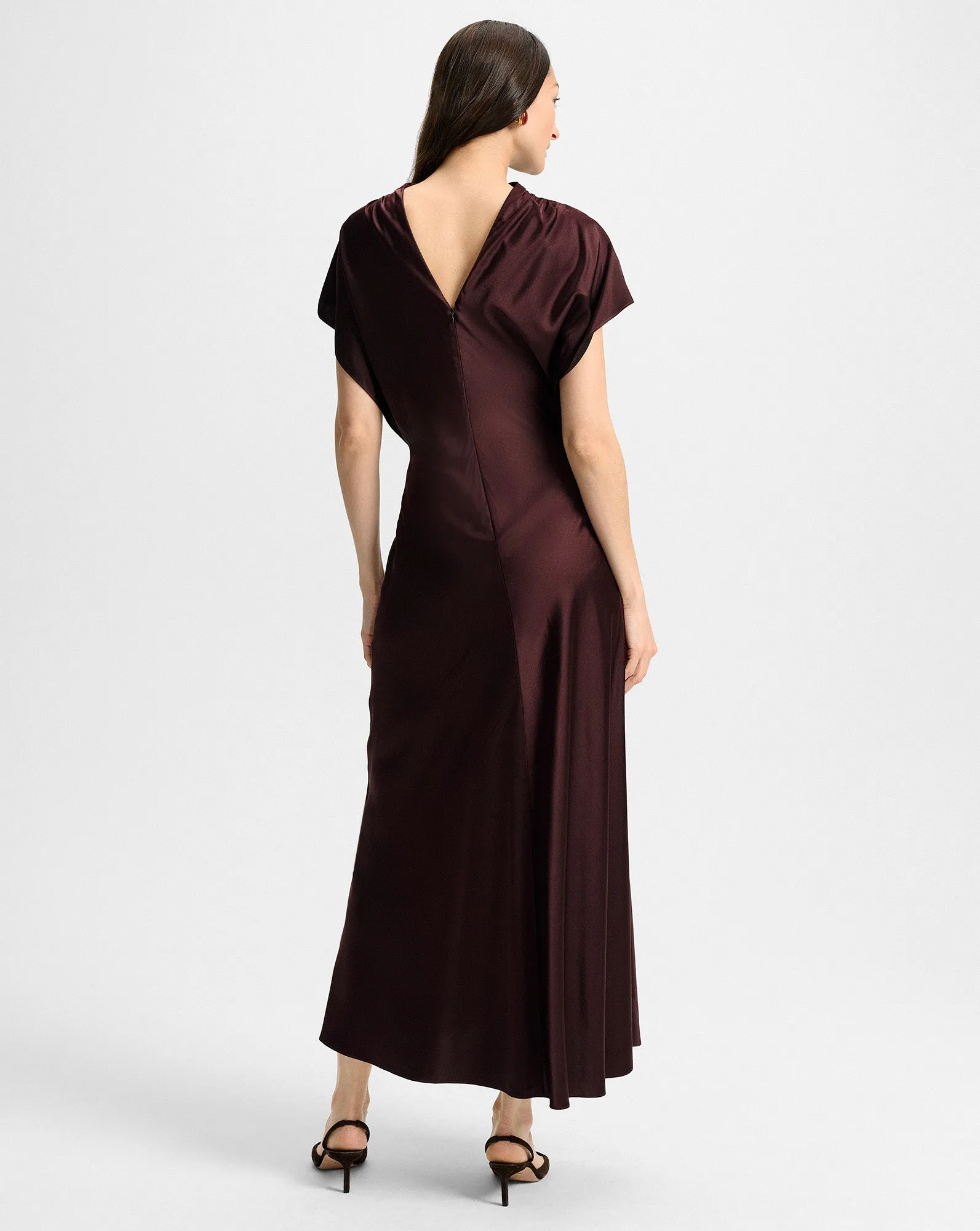 Redgrave Silk Midi Dress sold by Veronica Beard product image thumbnail 4