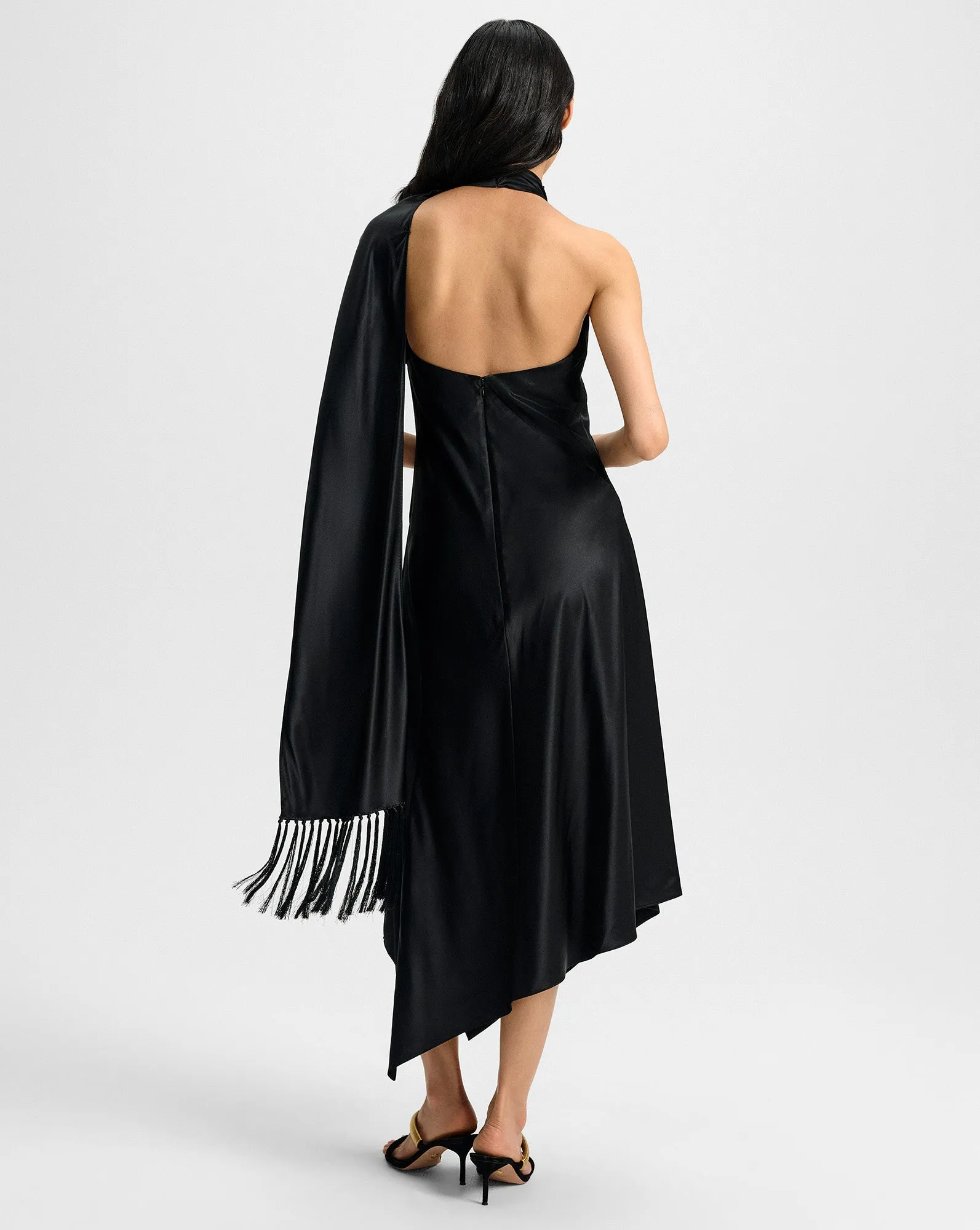 Wyndham Silk Midi Dress sold by Veronica Beard product image thumbnail 5