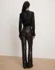 Collier Sequin Skinny-Flare Pant sold by Veronica Beard