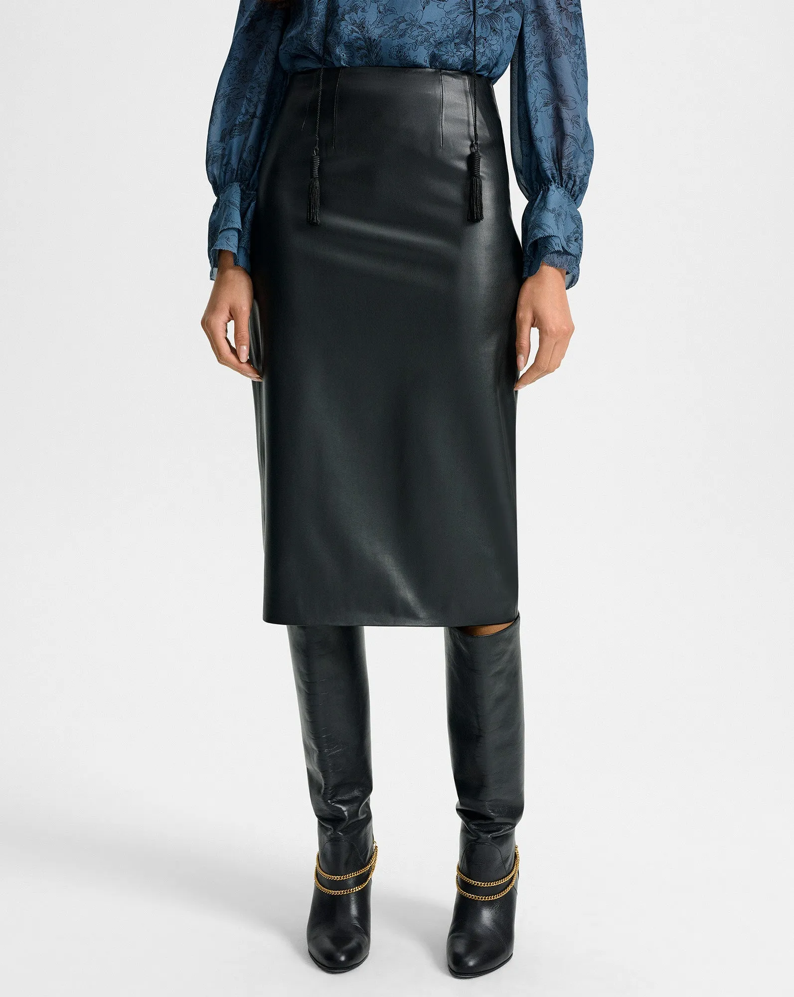 Holmes Midi Pencil Skirt sold by Veronica Beard product image thumbnail 2