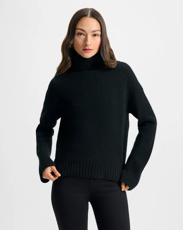 Matilda Cashmere Turtleneck Sweater sold by Veronica Beard