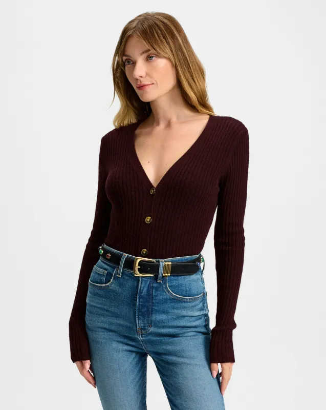 Thelma Cashmere Cardigan sold by Veronica Beard